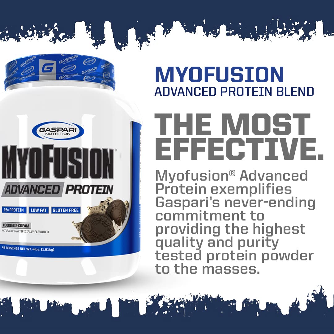 Gaspari Myofusion Vanilla Ice Cream shaker ready for a versatile protein shake