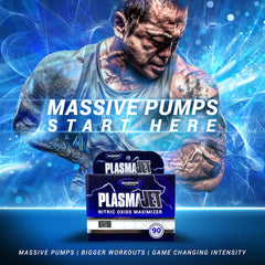 Gaspari Plasmajet scoop image illustrating easy mixing for workouts.