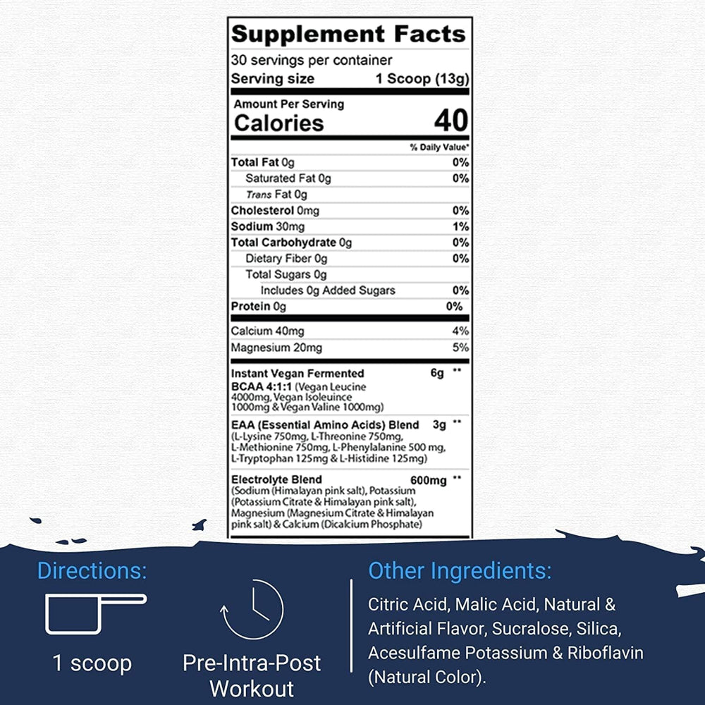 Gaspari Proven EAAs Guava Nectarine scoop dissolving for quick amino acid intake.