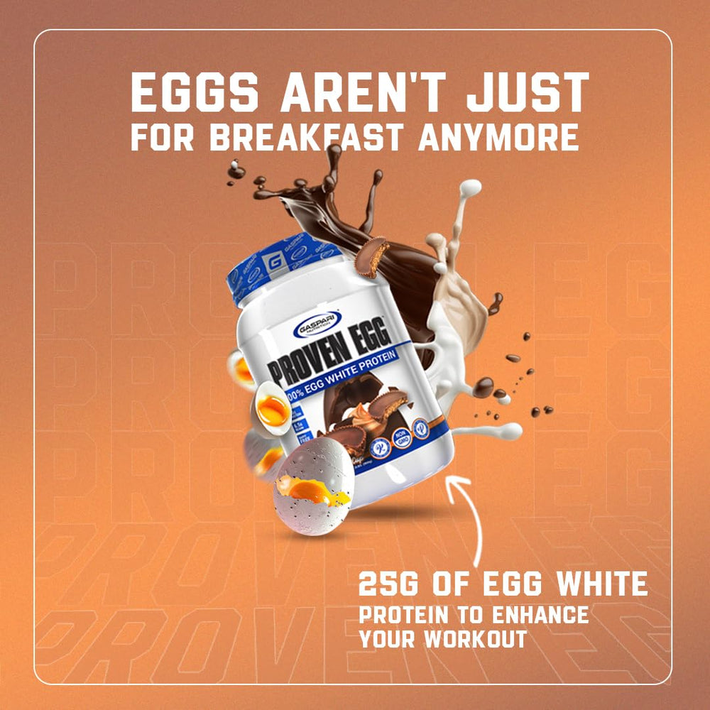 Gaspari Proven Egg egg white texture appears light and dissolves easily