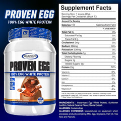 Gaspari Proven Egg shake mixing demonstrates easy blending into liquids