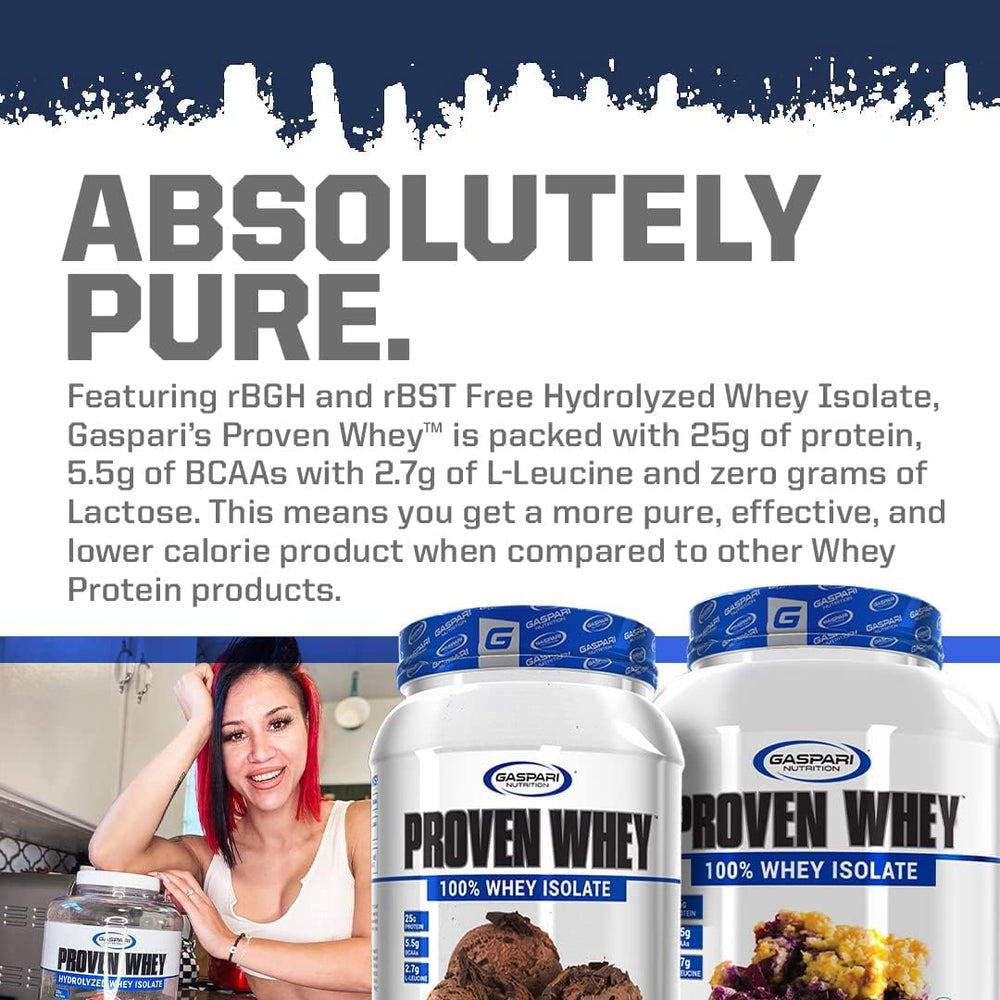 Gaspari Proven Whey mixing glass shows smooth shake and quick dissolve
