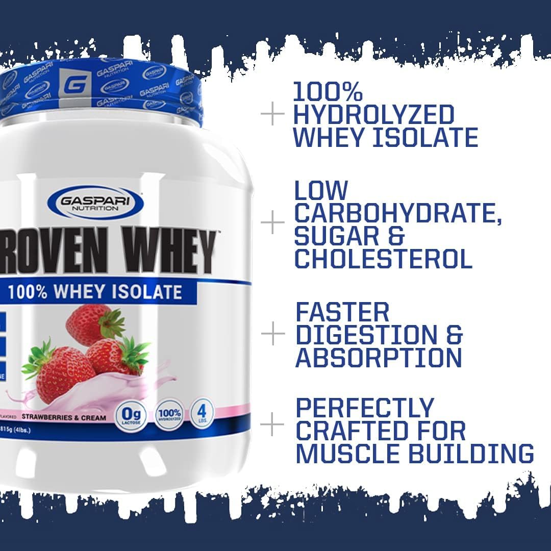 Gaspari Proven Whey shaker cup demonstrating convenient on-the-go protein