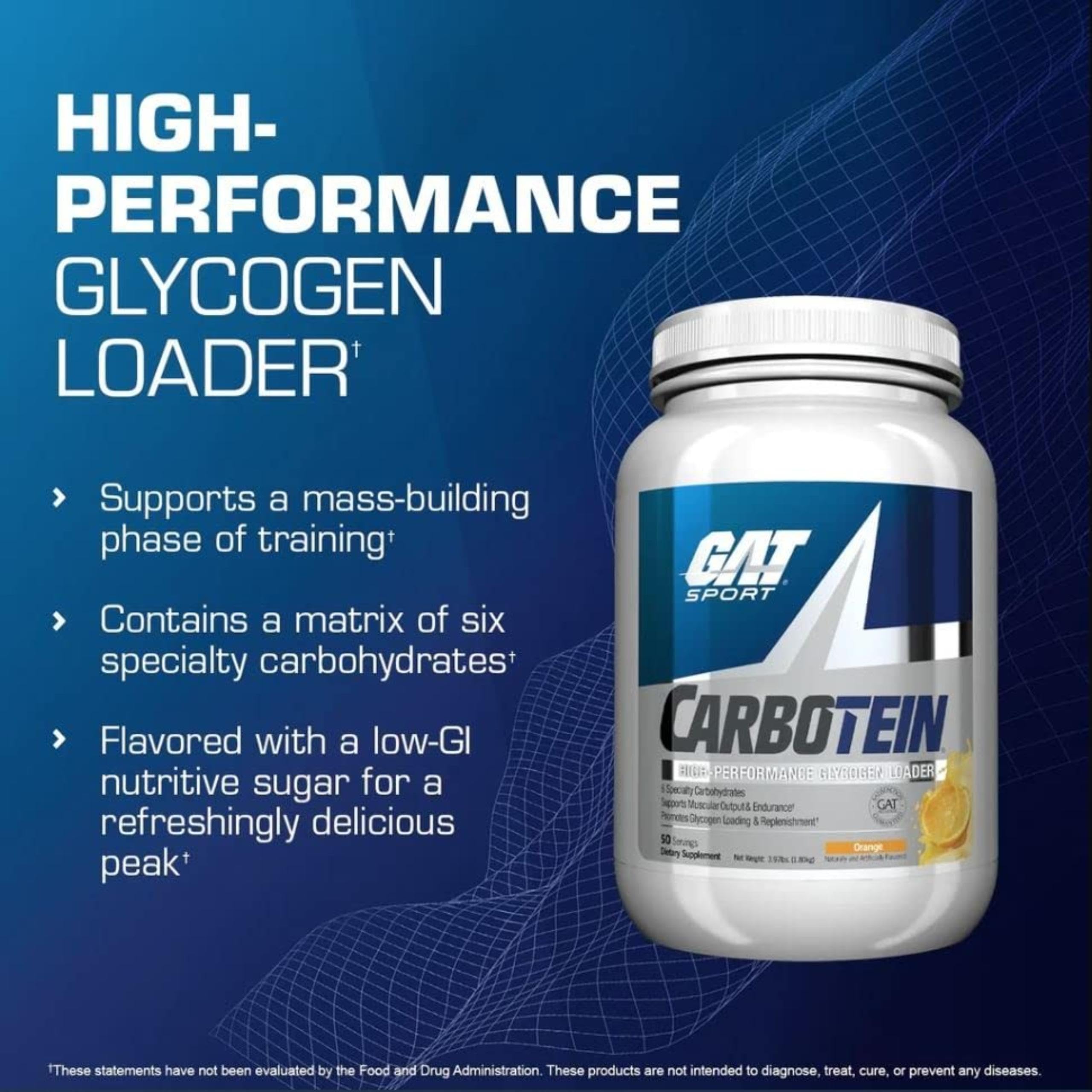 GAT SPORT Carbotein grape shake shown with glass for during-workout energy.