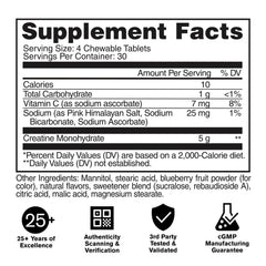 GAT SPORT Creatine Chews grape cotton candy pack highlights sugar-free flavor.