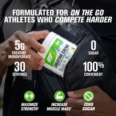 GAT SPORT Creatine Chews QR code for third-party testing verification.