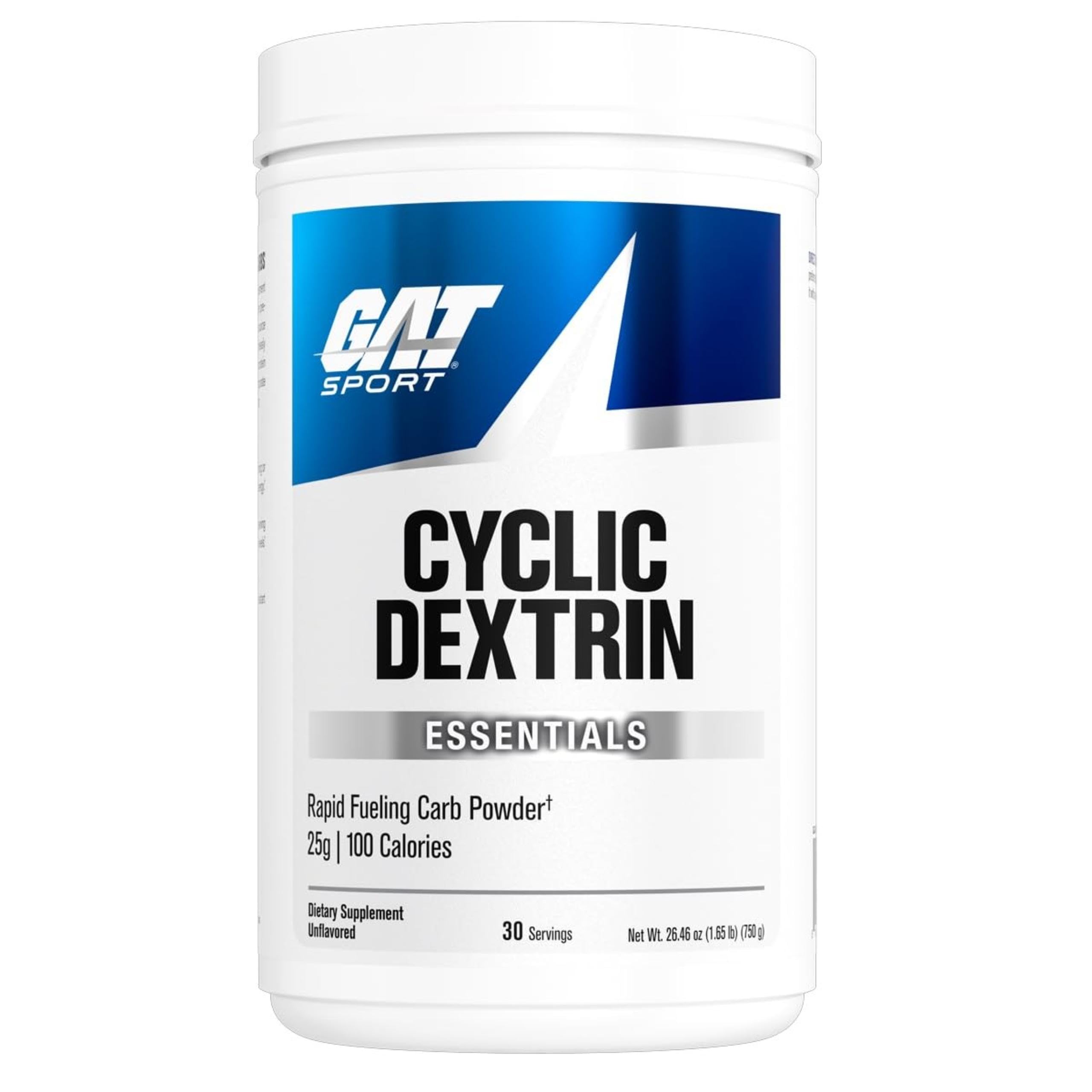 GAT SPORT Cyclic Dextrin powder bottle for training energy.