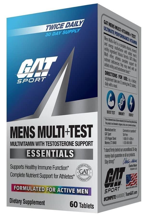 GAT SPORT daily multivitamin packaging for convenient use.