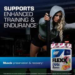 GAT SPORT Flexx EAAs with Sensoril ashwagandha for balanced energy