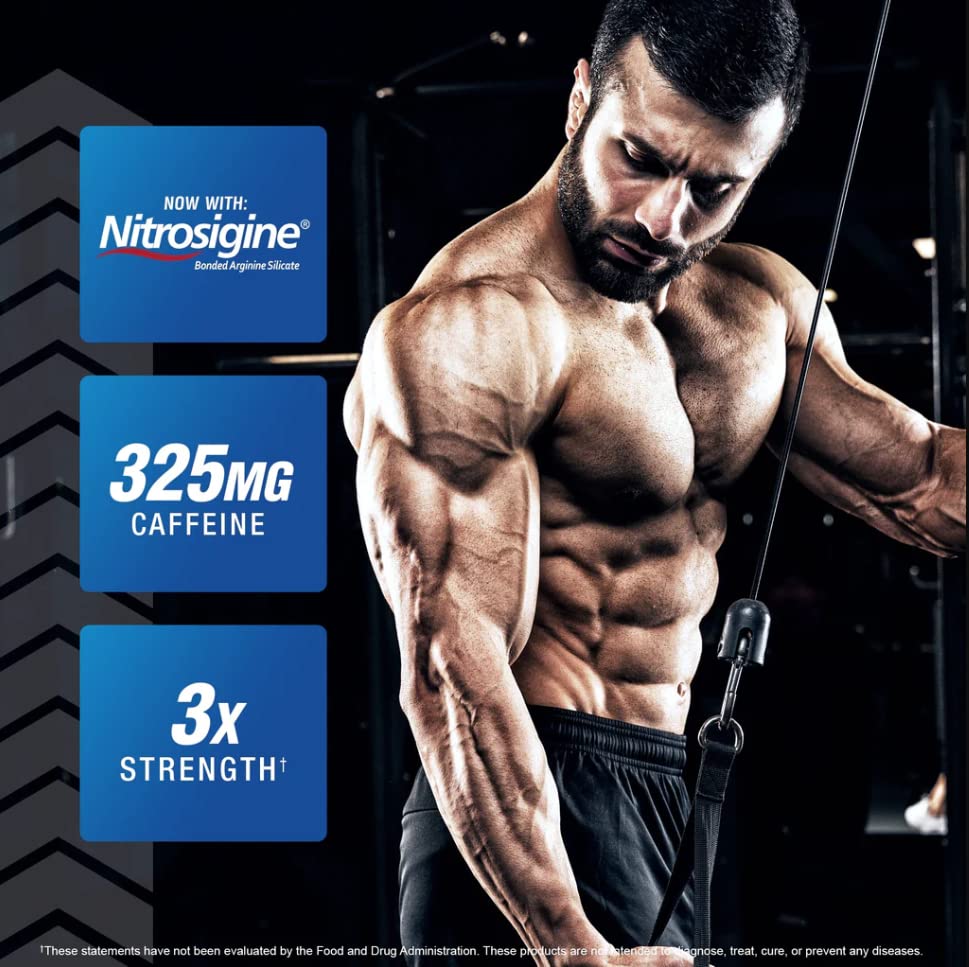 Dosing guide visual emphasizes one scoop per dose for Nitraflex