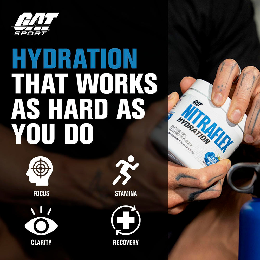 Nitraflex Hydration powder dissolving for a smooth lemon-lime mix