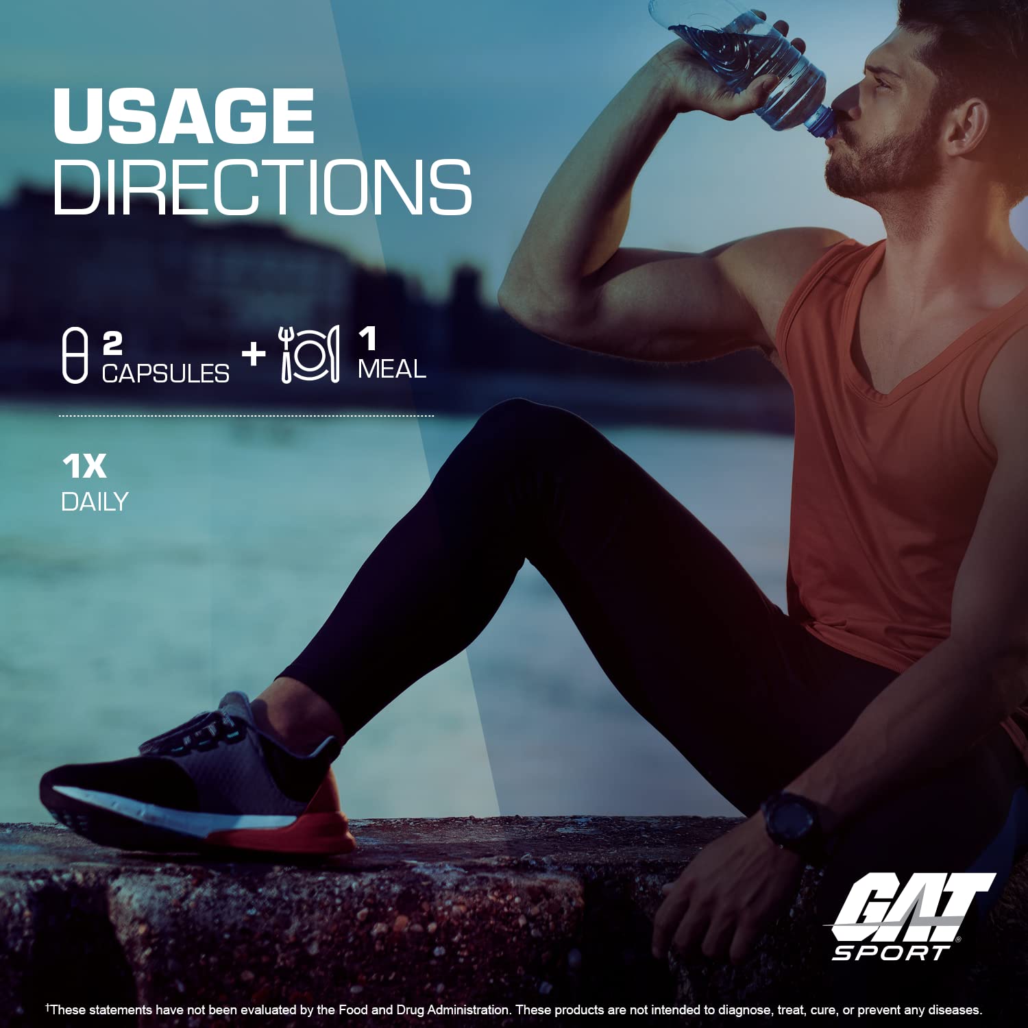 GAT SPORT Vitamin-mineral blend close-up emphasizing comprehensive formula.