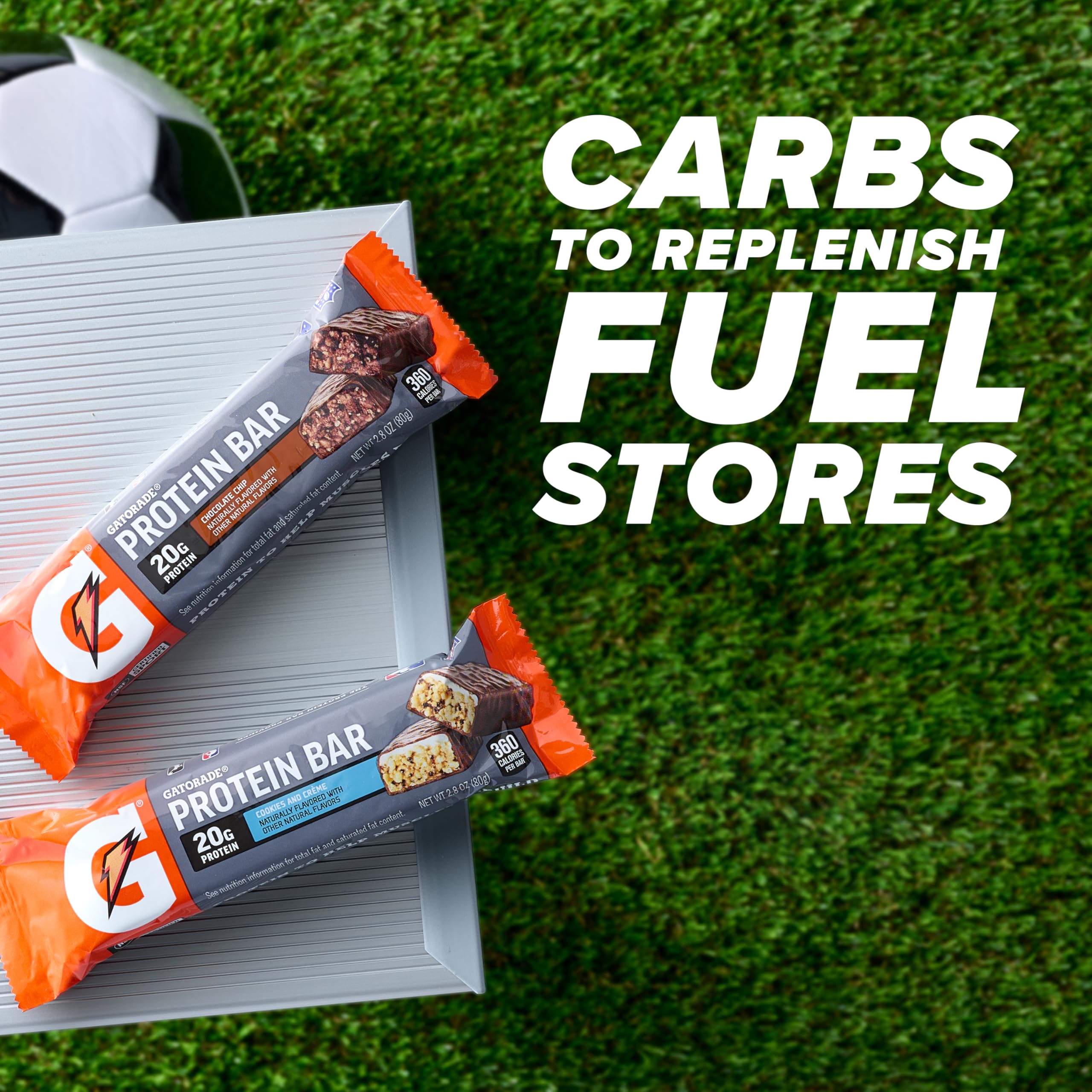 Gatorade Whey Bars early-morning snack option with balanced nutrients.