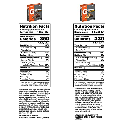 Gatorade Whey Bars individually wrapped for on-the-go snacking and protein.