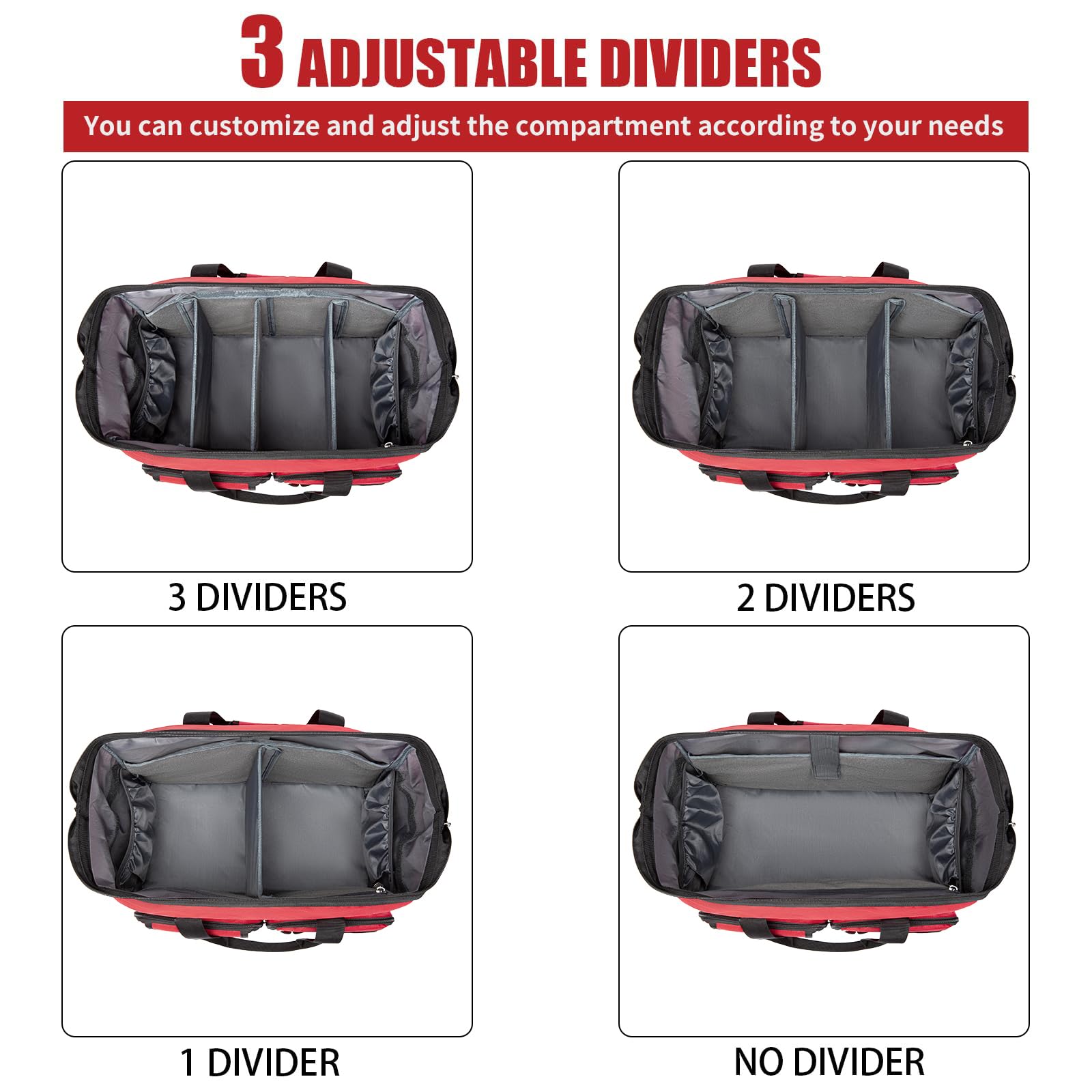 Gatycallaty first-aid bag multiple pockets for quick access