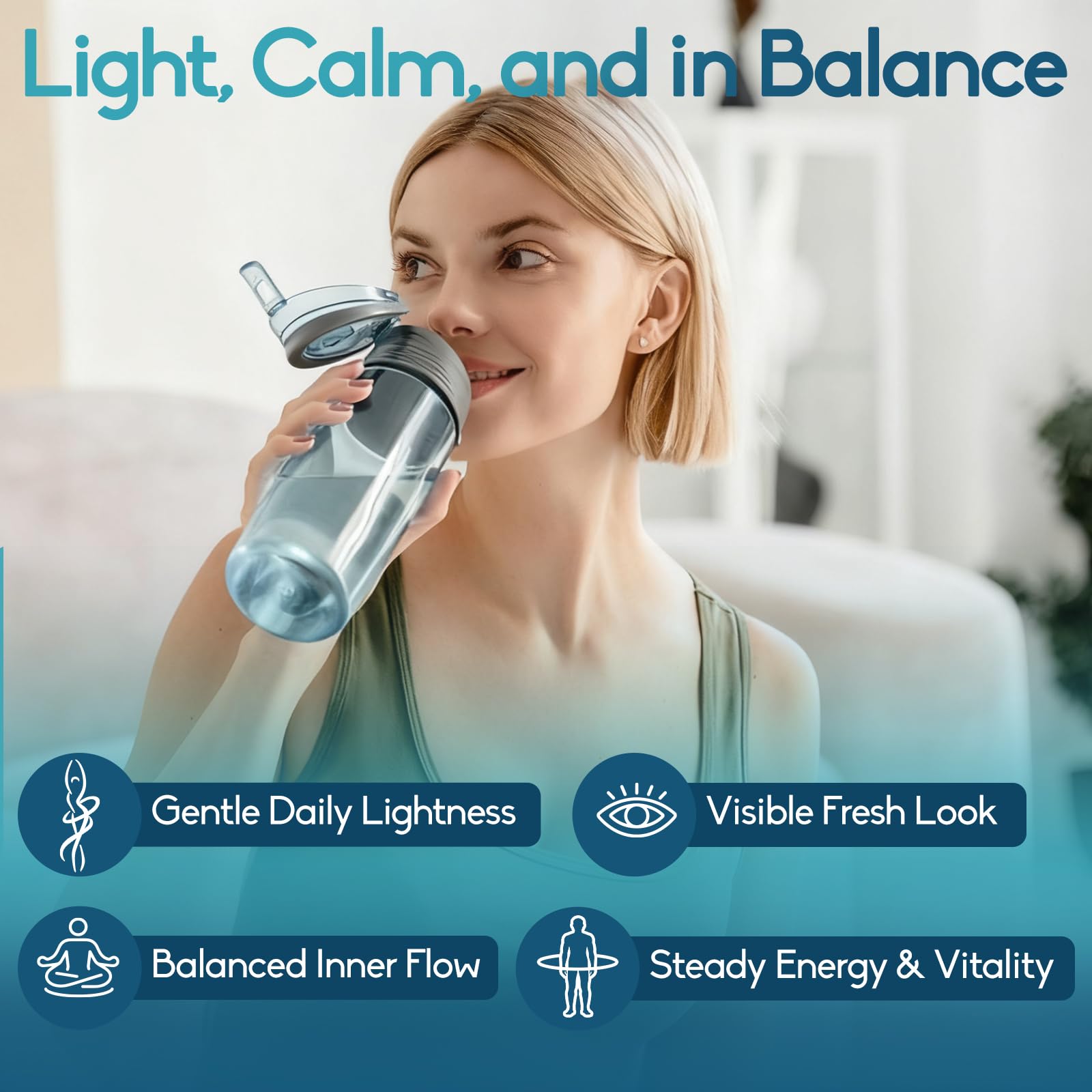 GAVYNETH Lymphatic Drainage with dandelion visuals highlights natural botanical power.