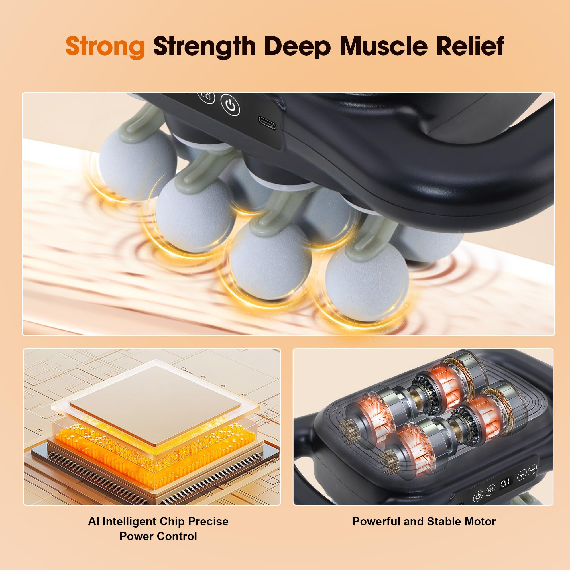 GAXEZO deep tissue therapy image for targeted muscle release and post workout recovery