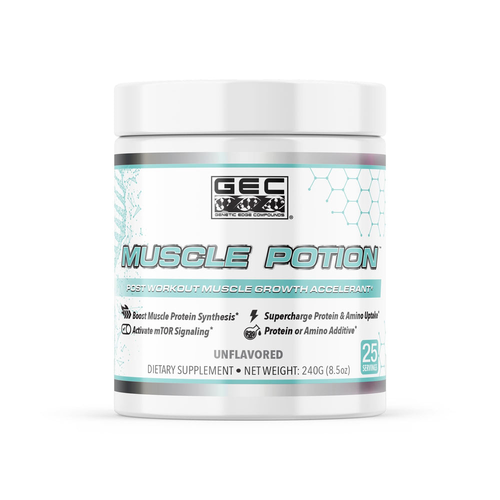 Genetic Edge Compounds GEC Muscle Potion creatine monohydrate powder boosts post-workout energy