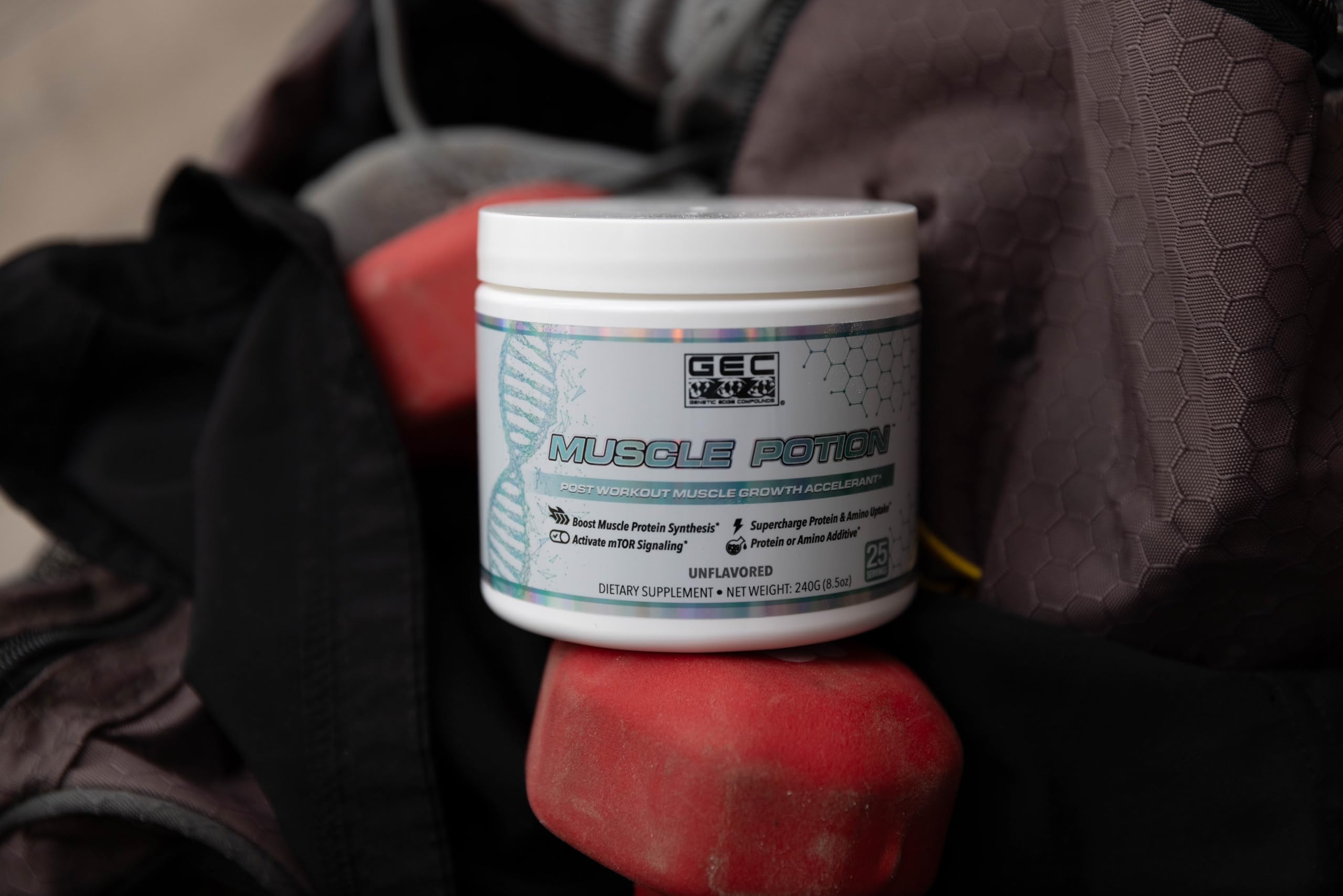 Genetic Edge Compounds GEC Muscle Potion lab-tested purity ensures consistent quality