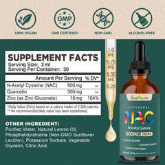 Closeup of NAC drops droplet reveals smooth liquid ideal for easy mix-in.