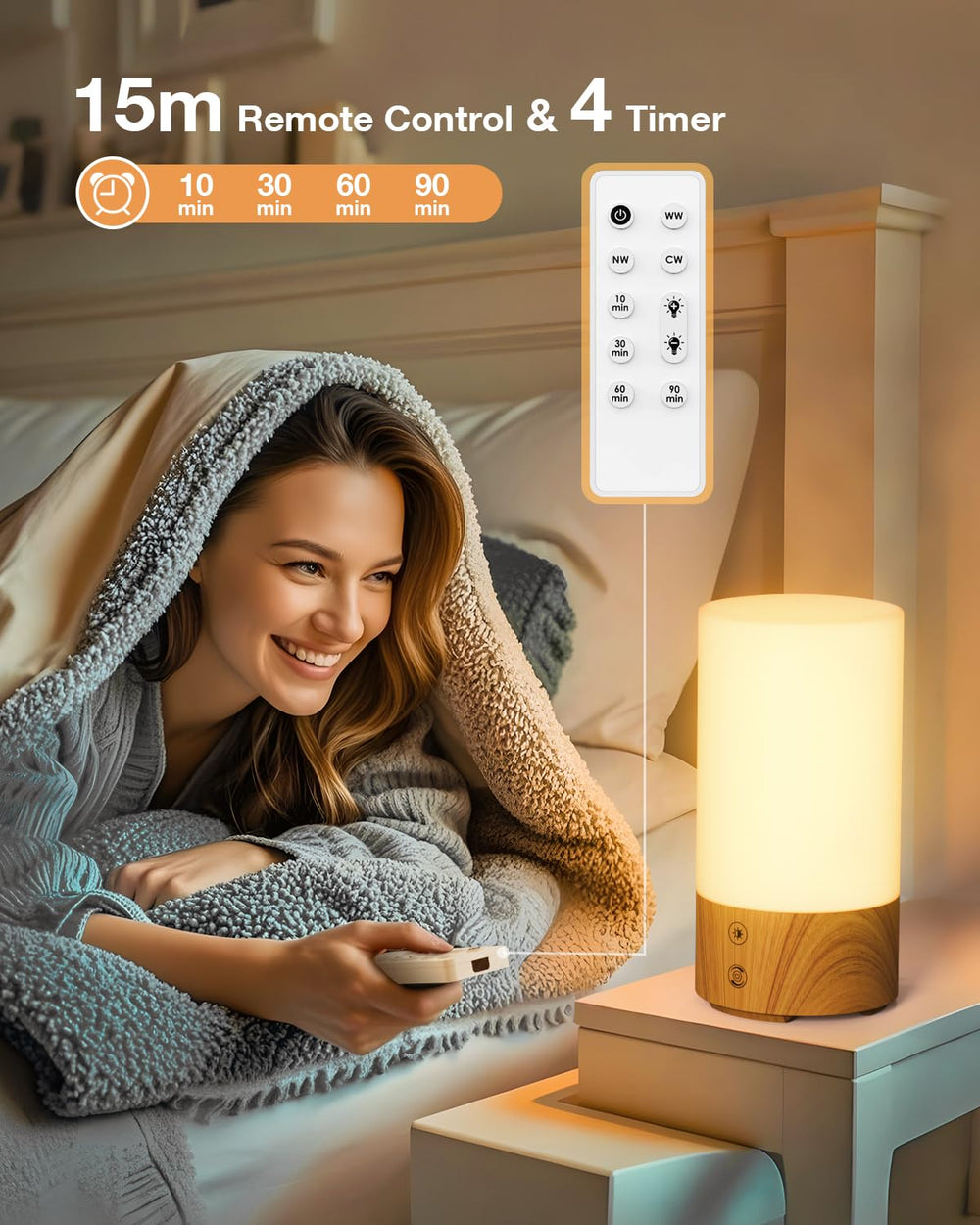 Geecent brightness control from 25% to 100% for adaptable lighting.
