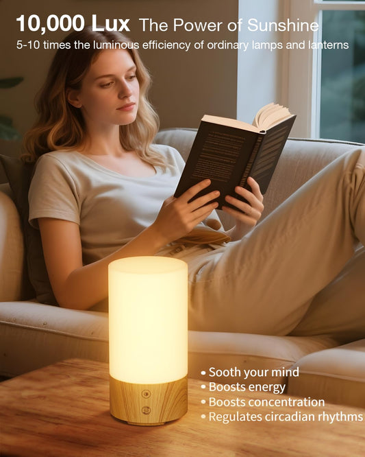 Geecent sun lamp remote control for easy, hands-free lighting adjustments.