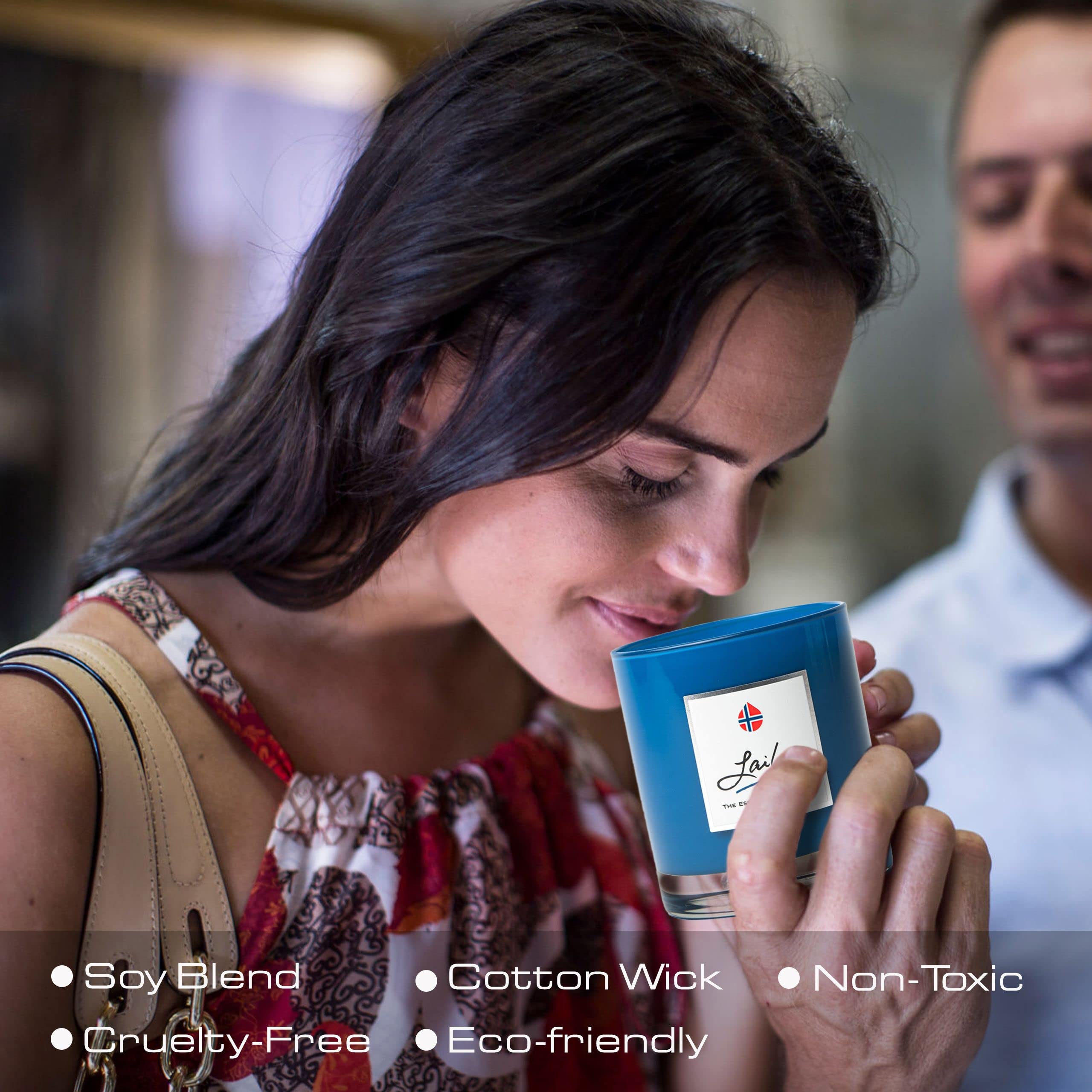 Geir Ness Laila candle enhances room decor with subtle fragrance
