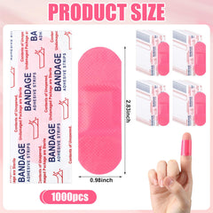 Geiserailie 1000 piece bulk bandages with sterile packaging for hygiene