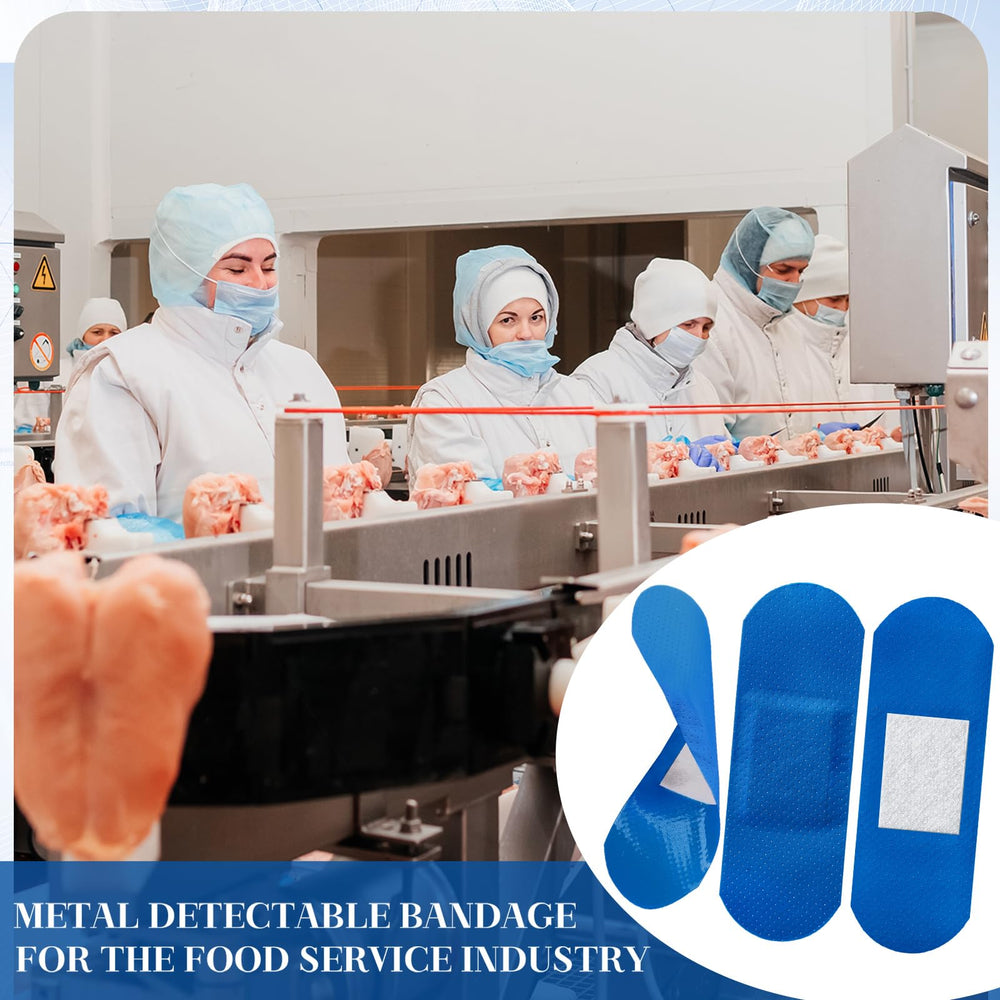 Geiserailie blue bandages food-service pack keeps supplies ready for busy kitchens.