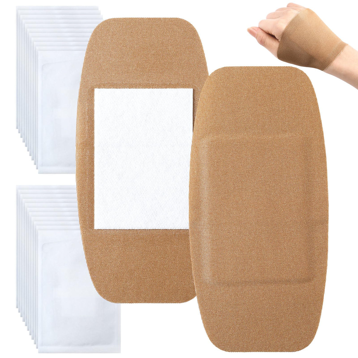 Geiserailie extra-large bandage close-up showing breathable fabric for everyday comfort.