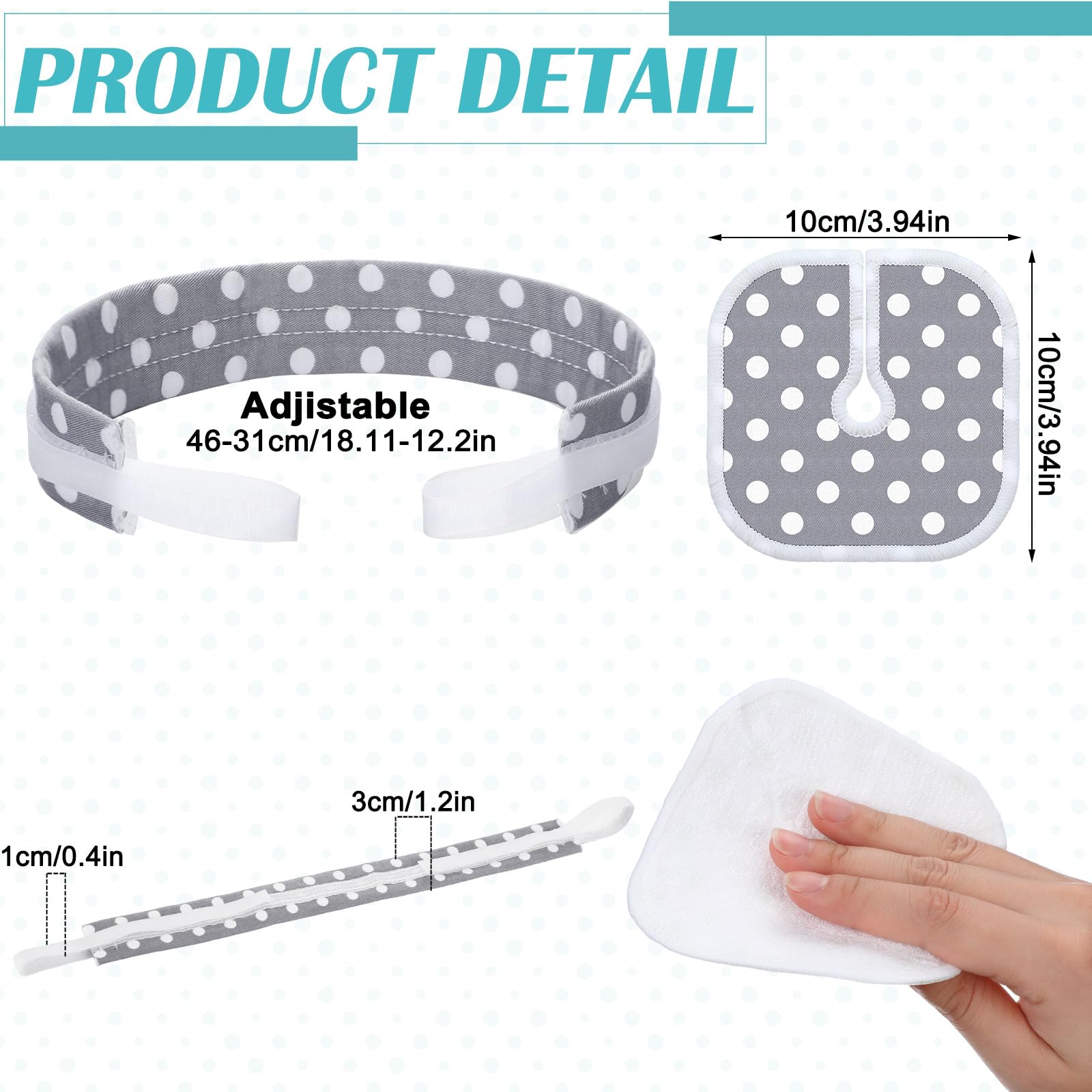 Geiserailie tracheostomy dressing washable and reusable design for long-term use.