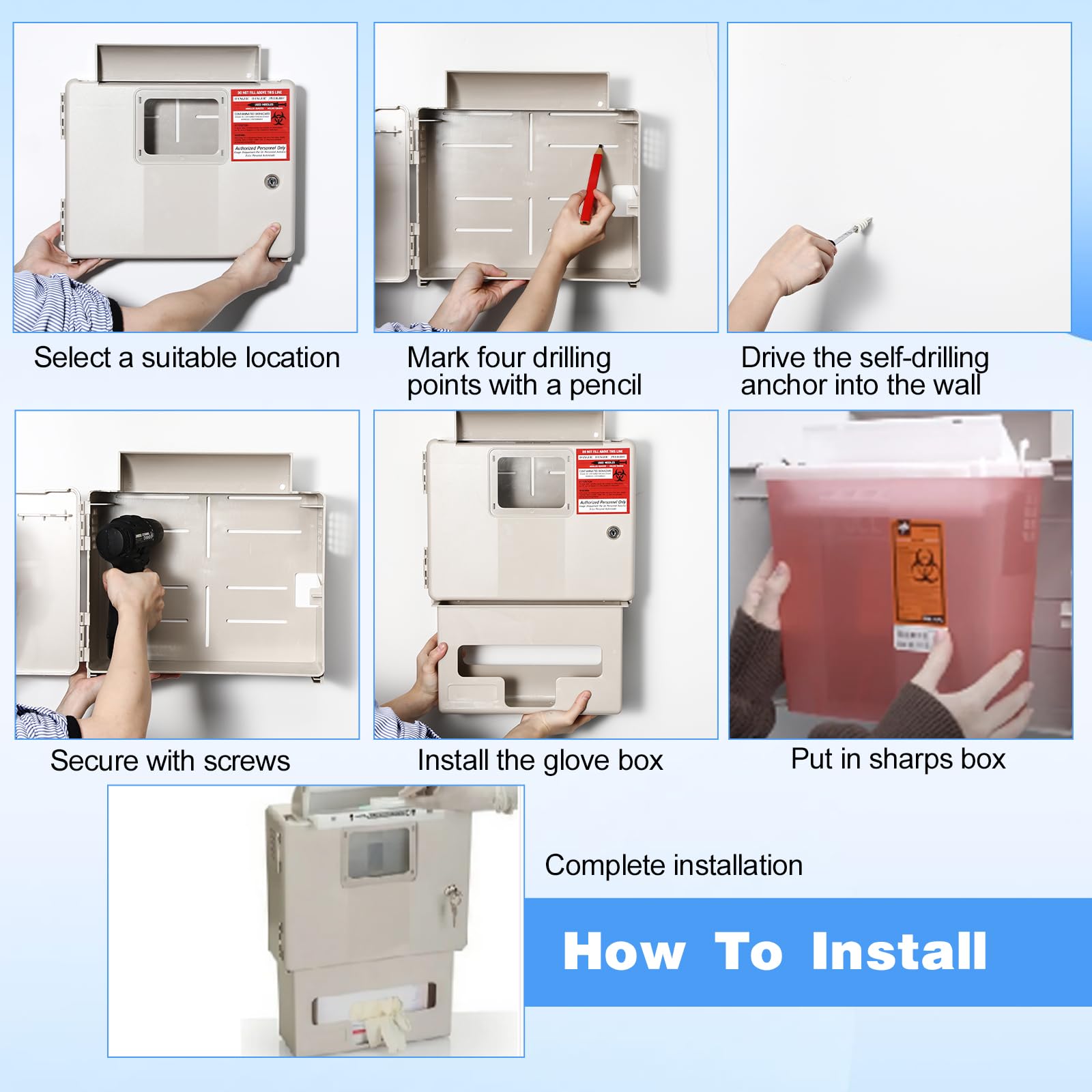 Geiserailie transparent waste window helps monitor accumulation safely