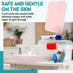 Geiserailie wound-care dressing suited for various sites and simple application