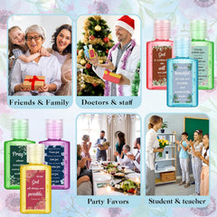 Gejoy six-scent 1oz Bible verse sanitizers for versatile gifting