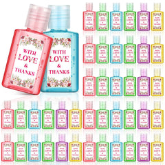 Gejoy bridal shower hand sanitizer with flower pattern, ideal guest gift and clean hands