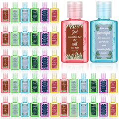 Gejoy bulk 72-pack vintage Christian hand sanitizers for events and gifts