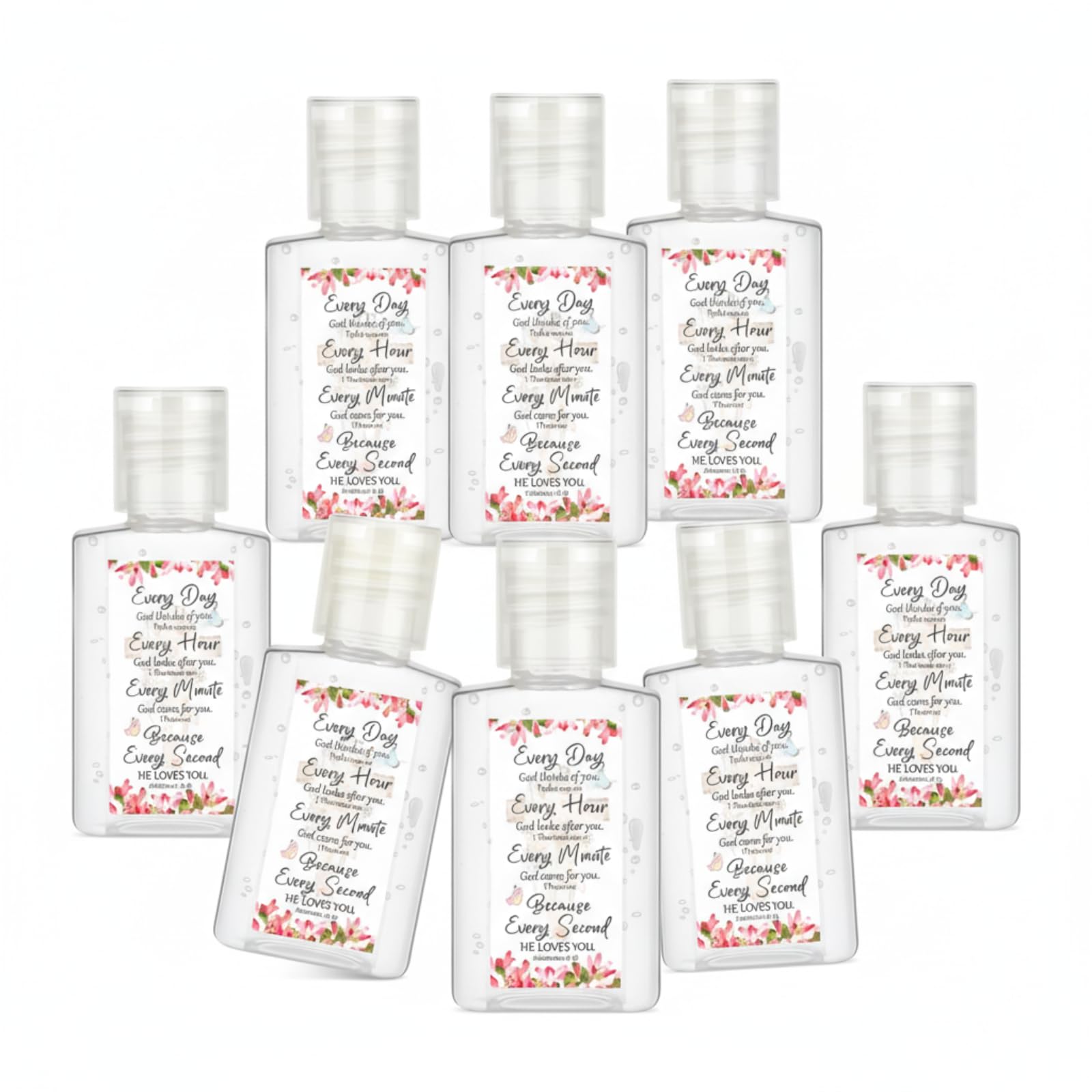 Gejoy bulk pack of 48 hand sanitizers for easy event planning