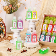 Gejoy hand sanitizer featuring a floral design, perfect for gifts and occasions.