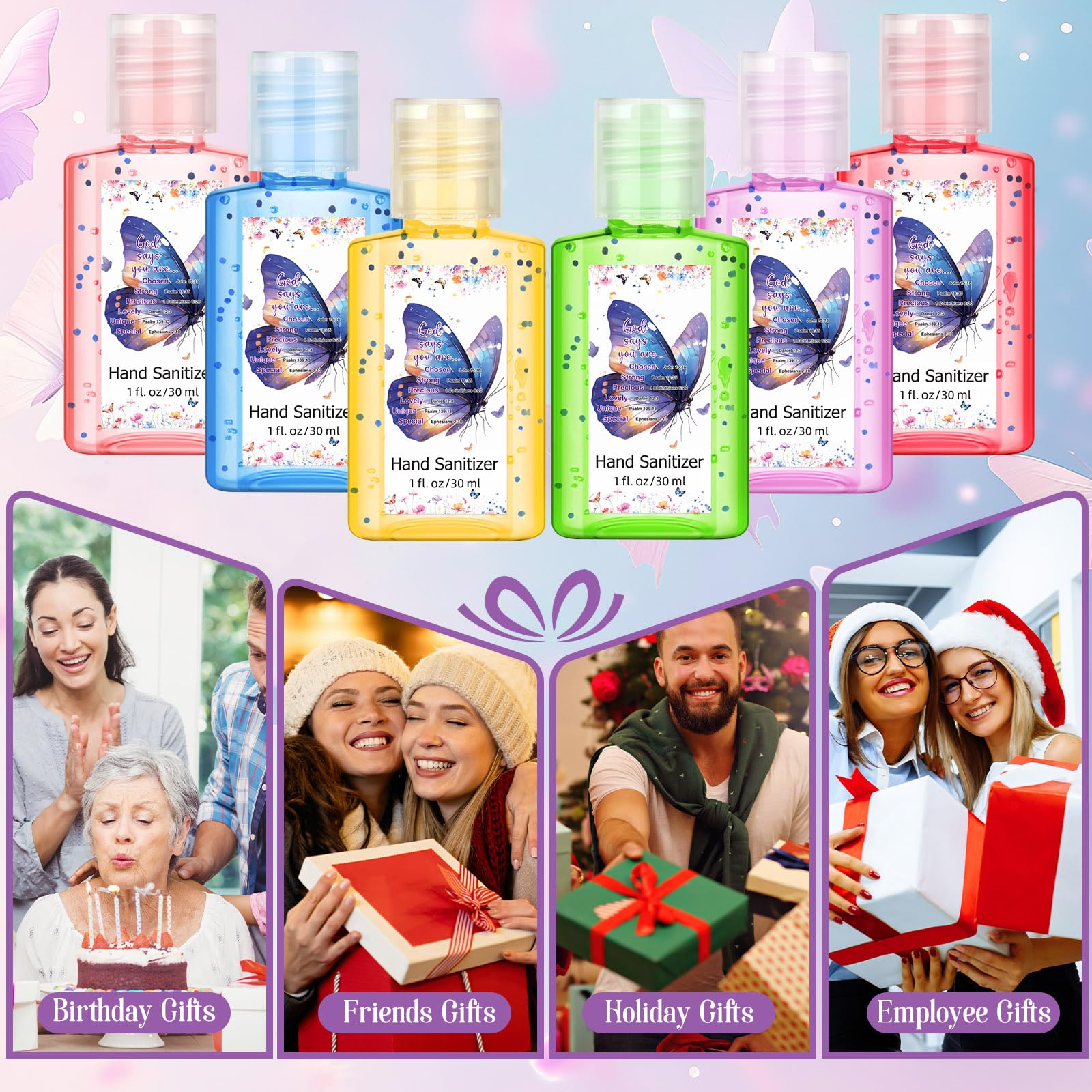 Gejoy gardenia-scent sanitizer, elegant gift for church staff