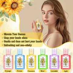 Gejoy six-scent set: lavender, mint, apple, ocean, orange, cinnamon.