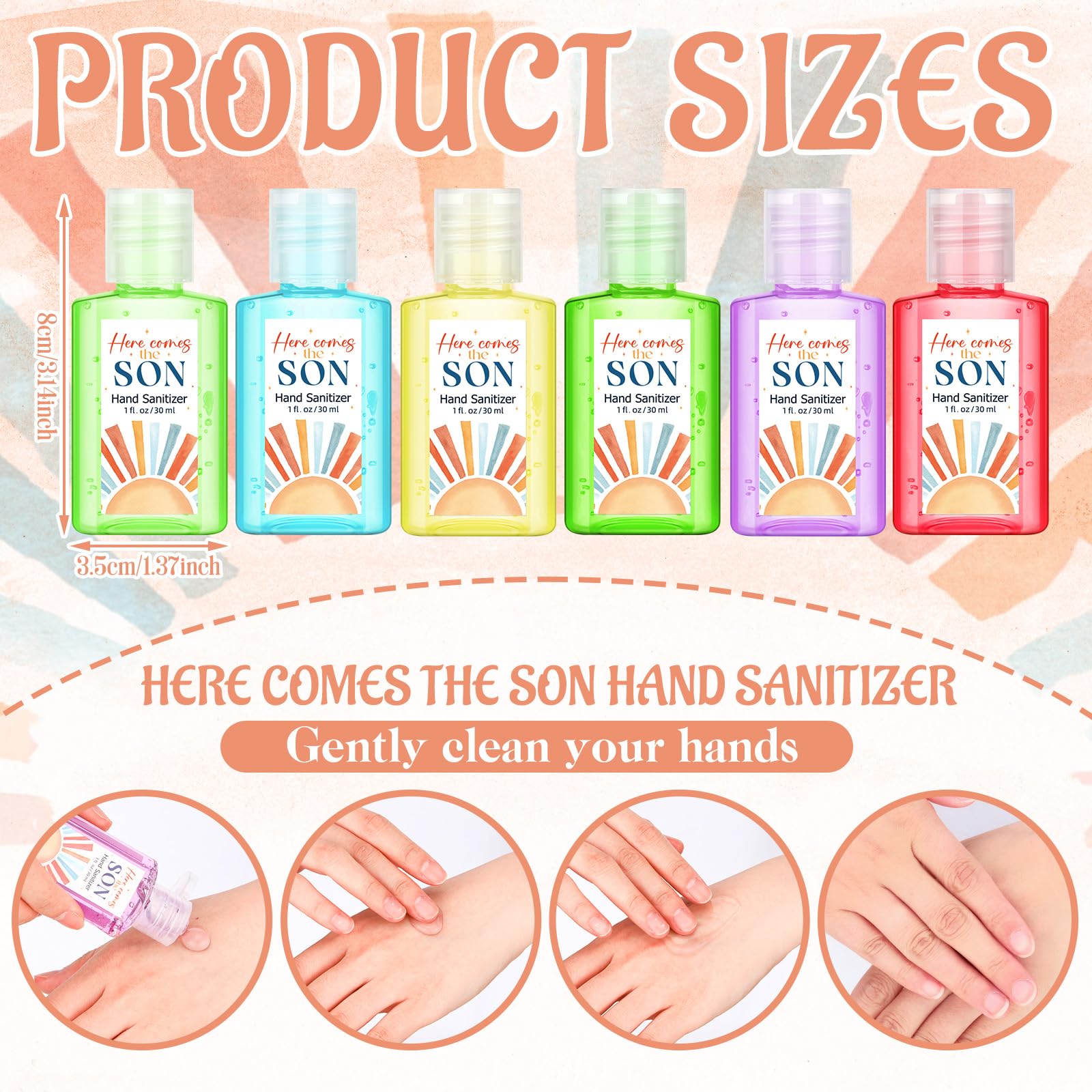 Gejoy Here Comes the Son six-scent collection offers rose, gardenia, mint, lavender, aloe, lemon scents for guests.