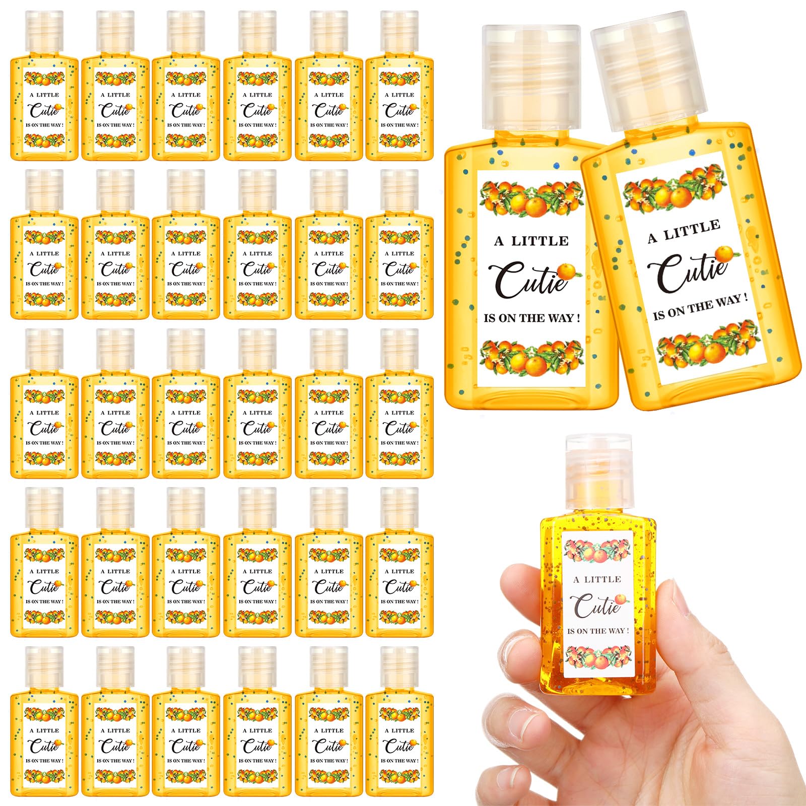Gejoy Little Cutie 1oz sanitizer bulk pack on display, easy guest gifts.