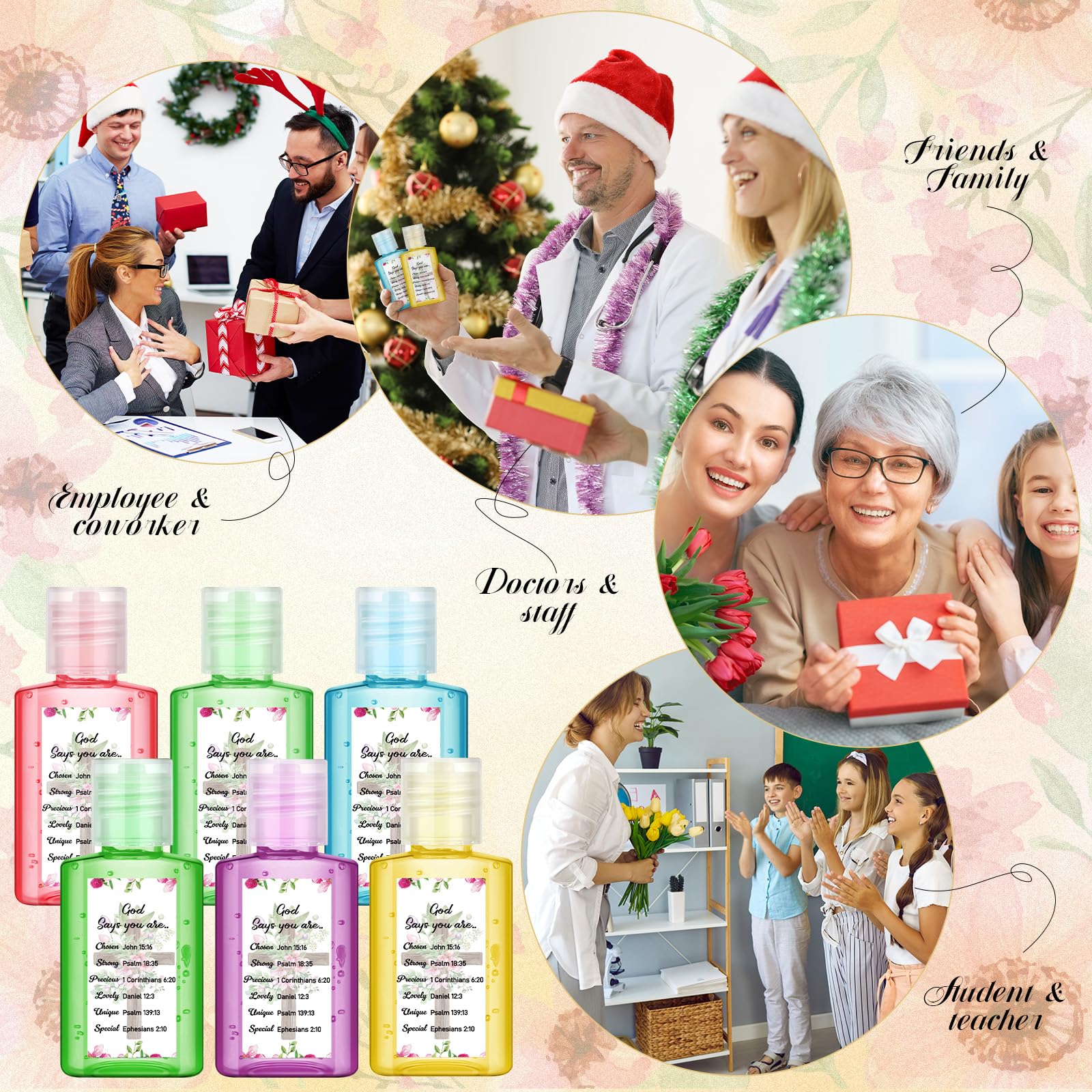 Gejoy gift-ready hand sanitizer for pastors, women, moms and friends