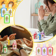 Gejoy sunflower design bottle, easy to carry on the go.