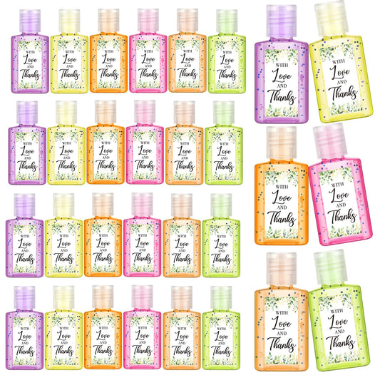 Gejoy wedding hand sanitizer with eucalyptus label for elegant guest favors