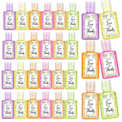 Gejoy wedding hand sanitizer with eucalyptus label for elegant guest favors