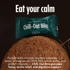 Plant-based, allergen-friendly facility note for GEM Calm Bite