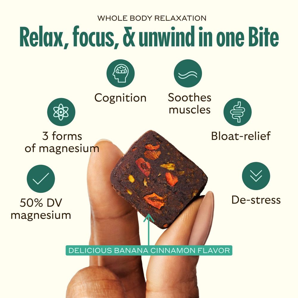 GEM Calm Bite ingredients include lemon balm for cognition and mood