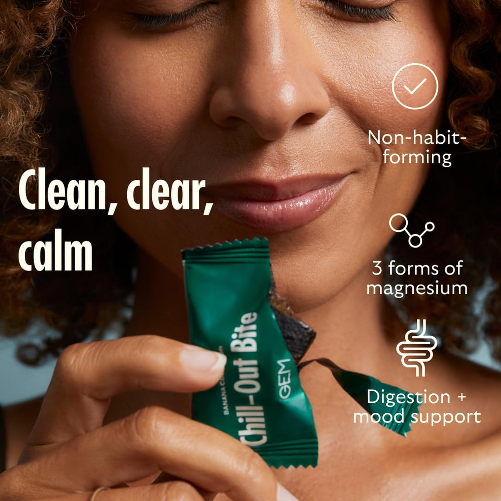 Warm, nutty texture of GEM Calm Bite savored