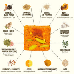 GEM Daily Bite vegan gluten-free symbols indicate clean, allergen-conscious sourcing